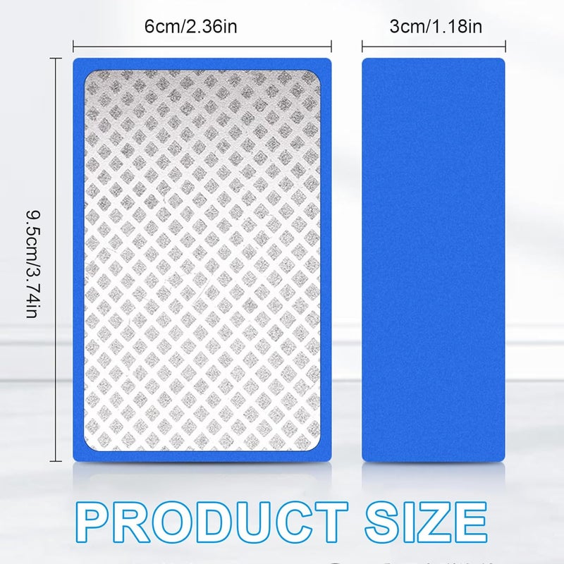 MAJUSTA 6Pcs Diamond Sanding Pads Diamond Hand Polishing Pads, Tile Sanding Block with High-Density Sponge for Ceramic Tile Glass Stone Marble Granite Metal Grinding - Image 2